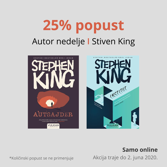 Autor nedelje Stiven King Knjižare Vulkan