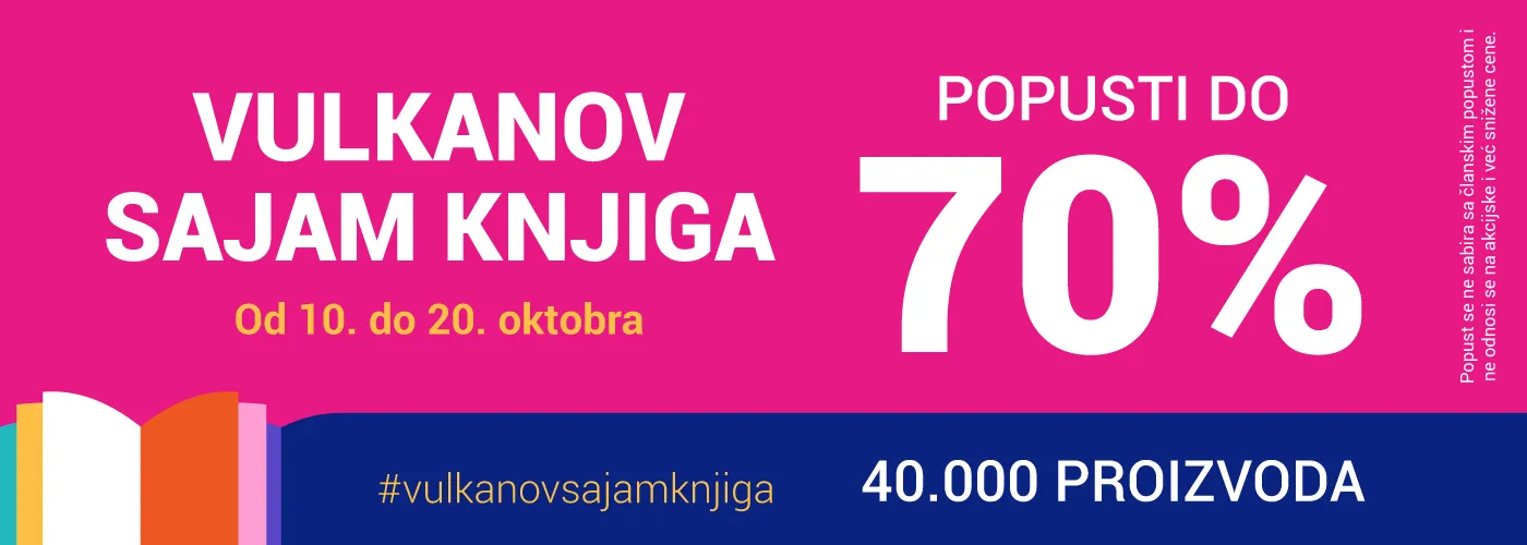 Vulkanov sajam knjiga 2024 - popusti do 70%