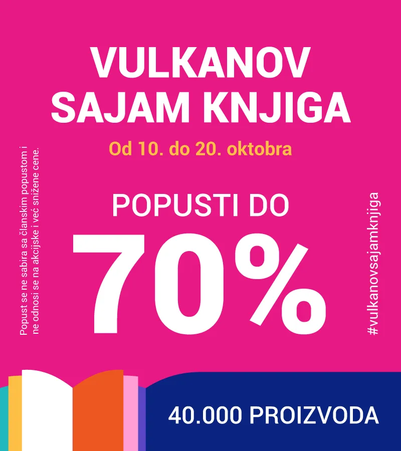 Vulkanov sajam knjiga 2024 - popusti do 70%