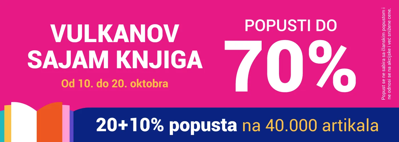 Vulkanov sajam knjiga 2024 - popusti do 70%