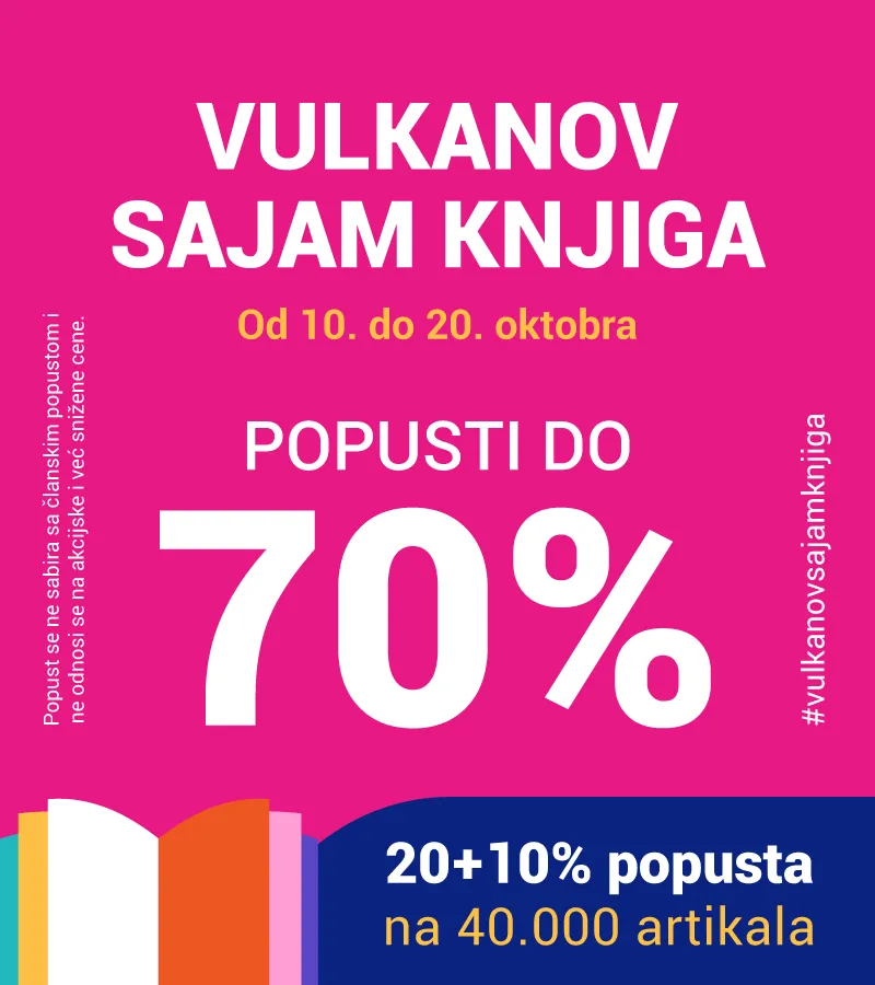 Vulkanov sajam knjiga 2024 - popusti do 70%