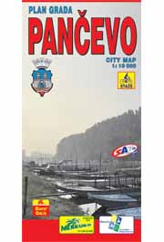 PANČEVO PLAN KARTA VOJVODINE 