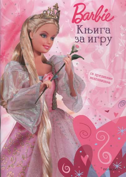 BARBIE KNJIGA ZA IGRU SA NALEPNICAMA 