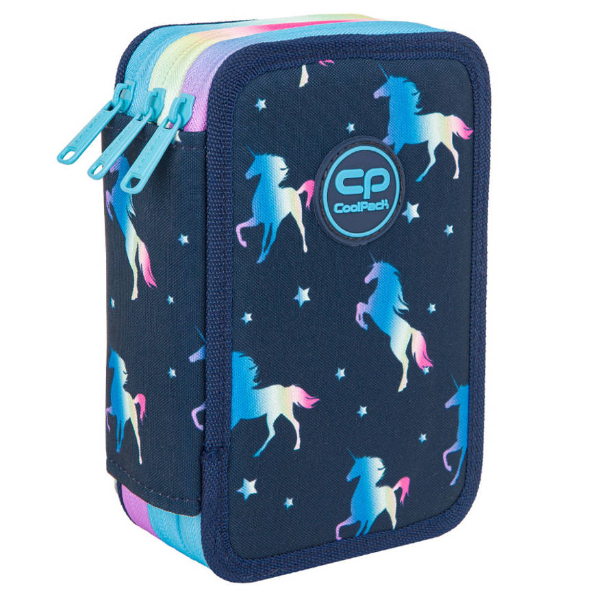 Pernica sa tri pregrade puna COOLPACK JUMPER Blue Unicorn 