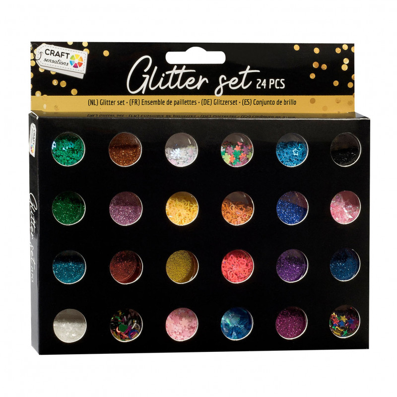 Šljokice GLITTER SET 2x12 kom 