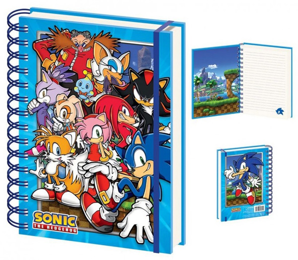 Notes A5 na linije SONIC THE HEDGEHOG 