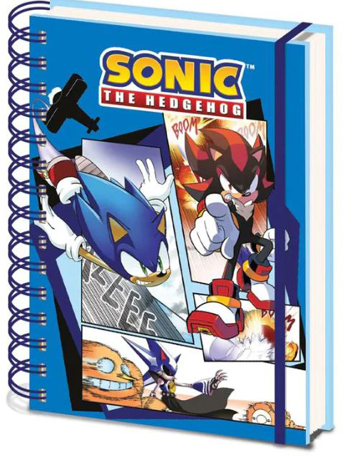 Notes A5 SONIC THE HEDGEHOG 