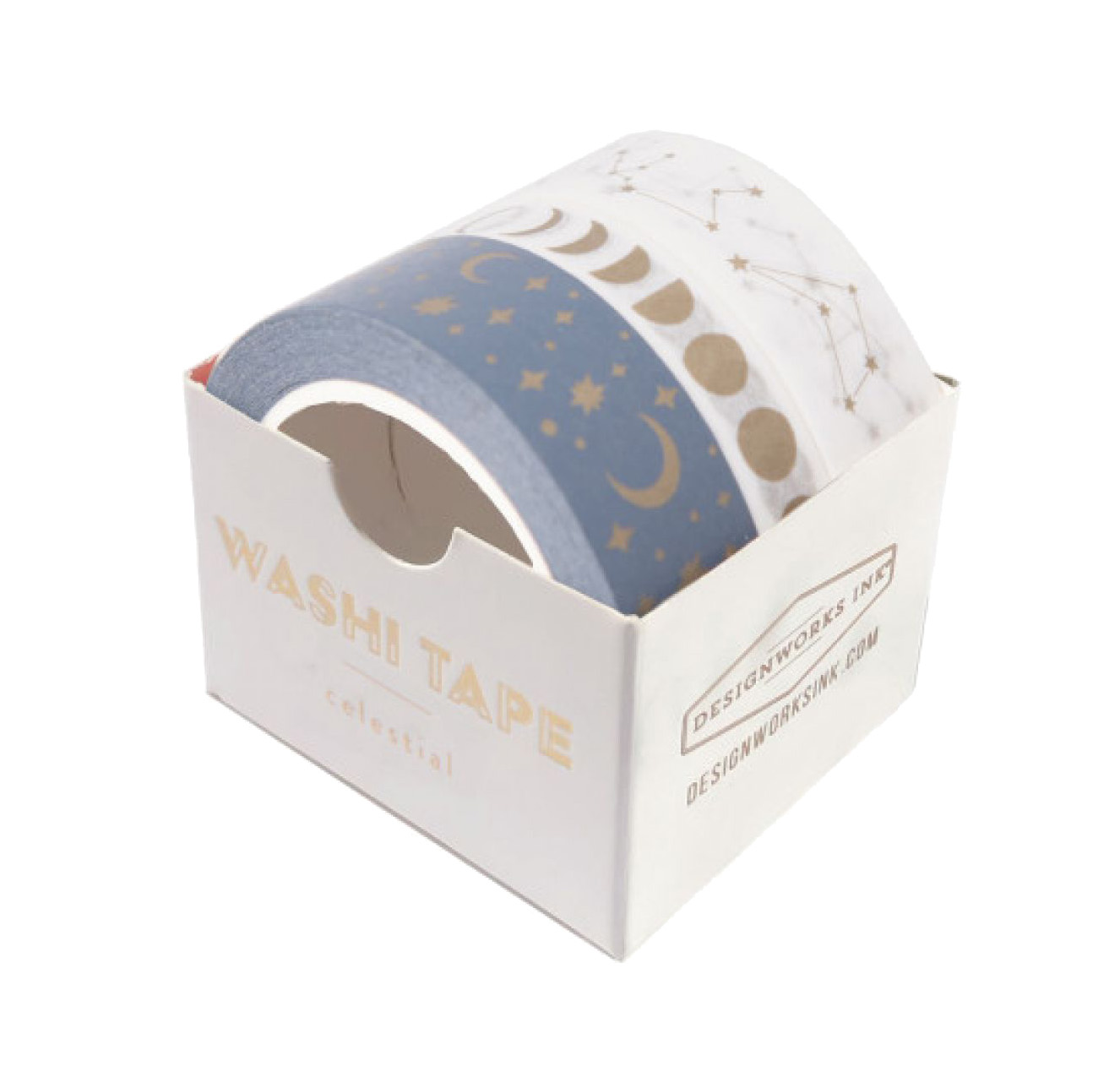 Ukrasna traka WASHI TAPE - CELESTIAL 5 x 3,8 x 5 cm (3 kom) 