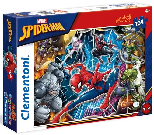 CLEMENTONI PUZZLE 104 MAXI SPIDER-MAN 