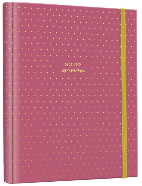 VICTORIA'S JOURNALS notes na linije 17x23 - BORDO 