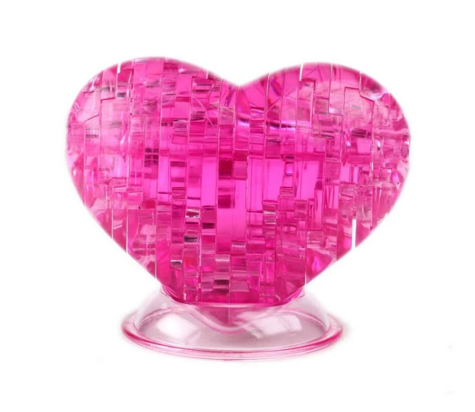 Dekoracija 3D slagalica PINK HEART 