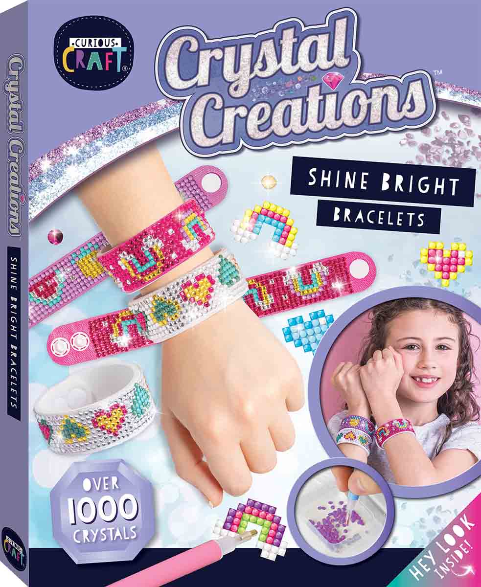 Set CURIOUS CRAFT CRYSTAL CREATIONS: SHINE BRIGHT BRACELETS 