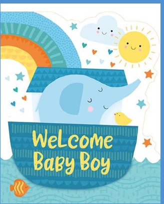 Čestitka za rođenje deteta WELCOME BABY BOY 