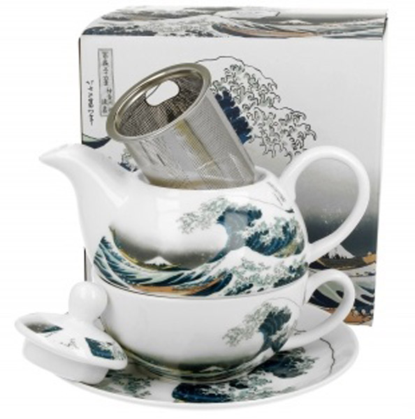 Set za čaj THE GREAT WAVE - K. HOKUSAI 
