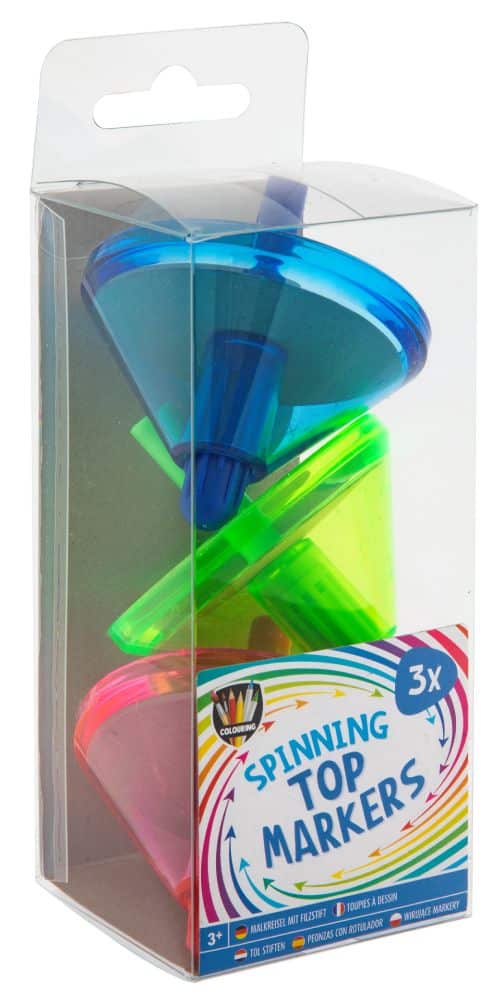 SPINNING TOP MARKERS, 3 PCS 