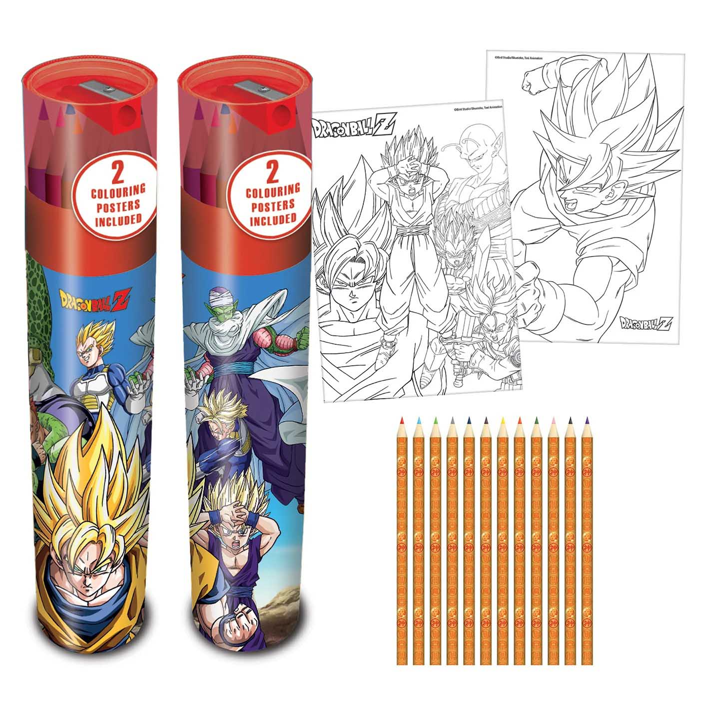 Futrola sa 12 bojica i 2 postera DRAGON BALL Z 