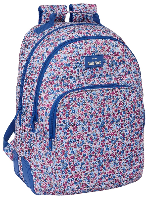 Ranac sa dve pregrade NAIT NAIT Floral Azul 