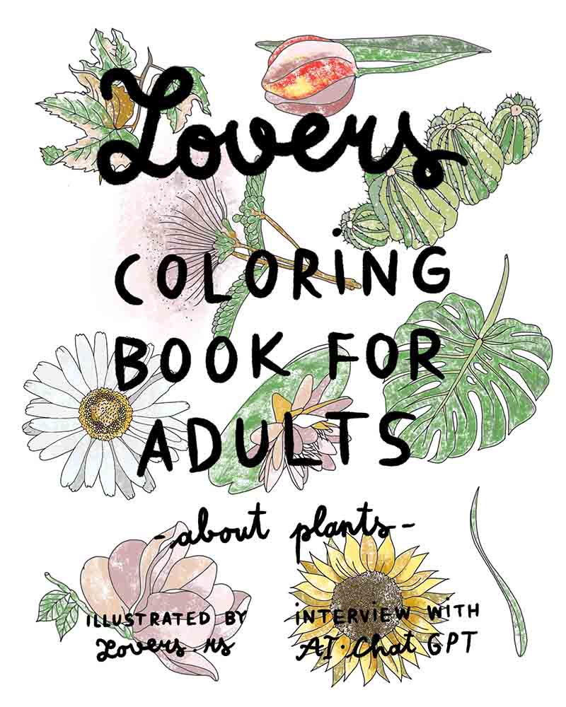 LOVERS : COLORING BOOK FOR ADULTS - ABOUT PLANTS 