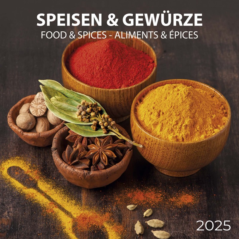 Zidni kalendar FOOD & SPICES 2025 