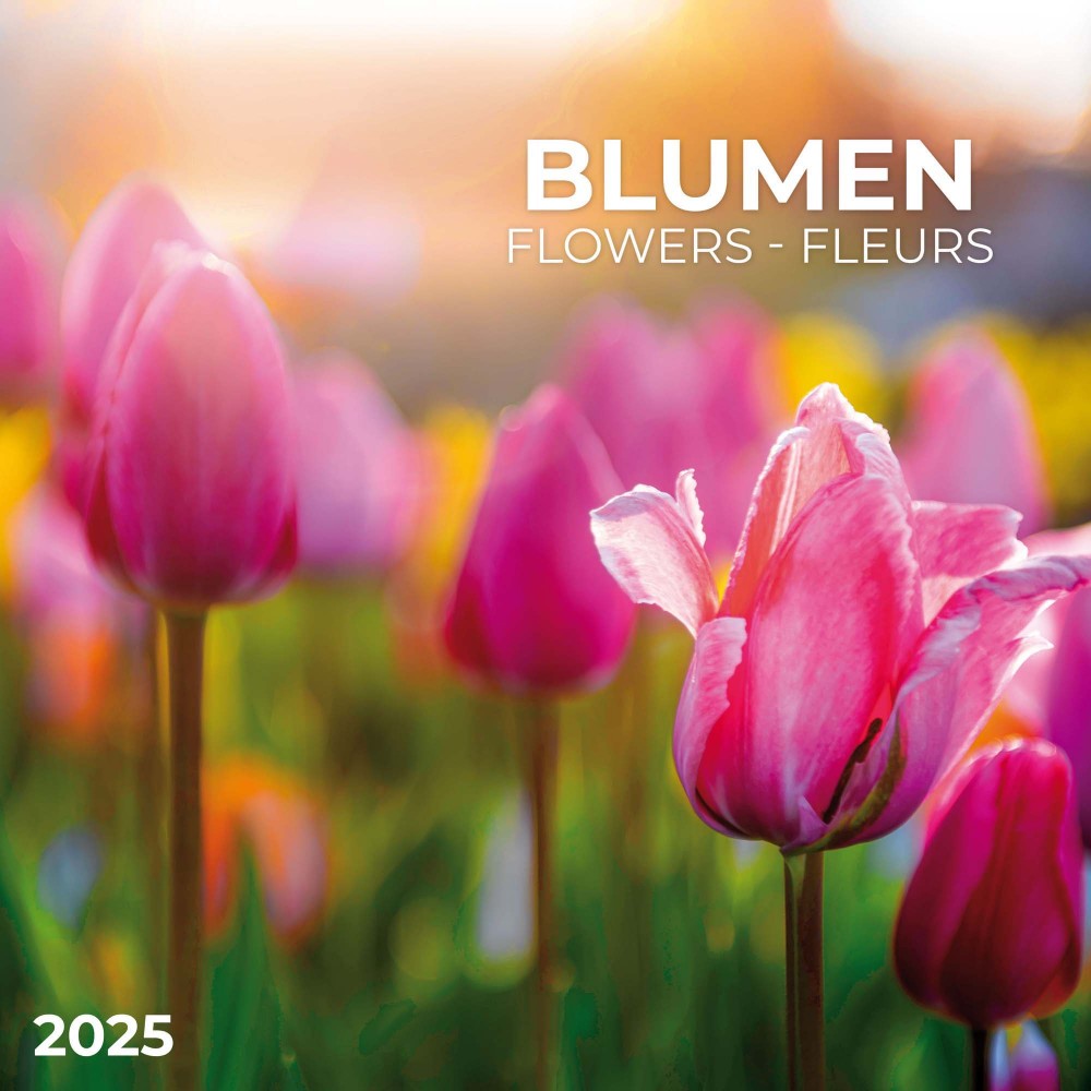 Zidni kalendar FLOWERS 2025 