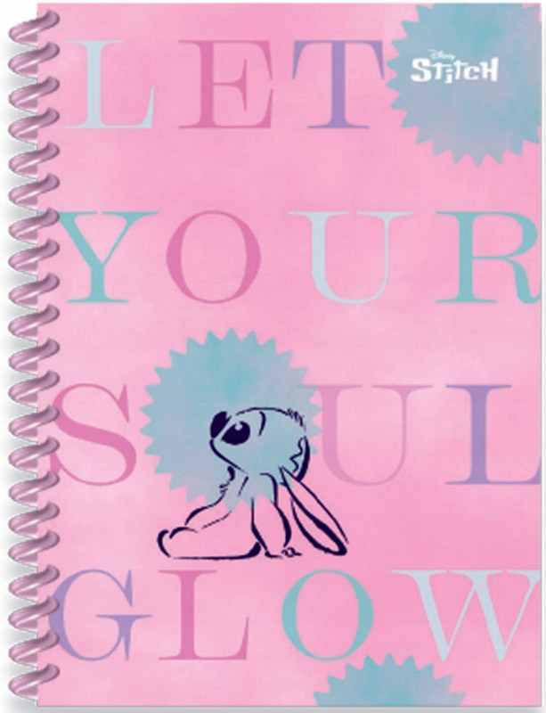 Notes sa spiralom B5 STITCH - LET YOUR SOUL GLOW 