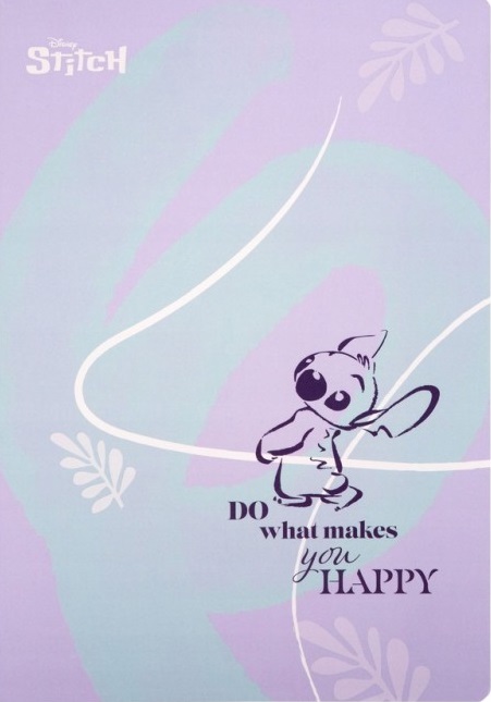 Sveska na kvadratiće A4 STITCH - DO WHAT MAKES YOU HAPPY 