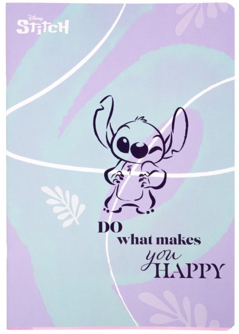 Sveska na linije A5 STITCH - DO WHAT MAKES YOU HAPPY 