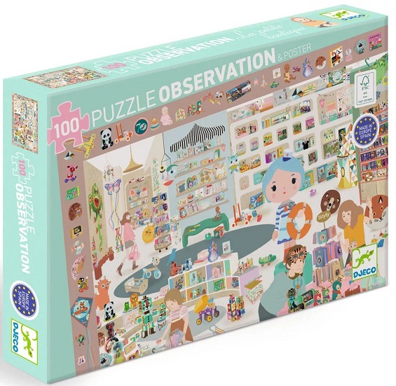 Puzzle za decu THE LITTLE SHOP -100kom 