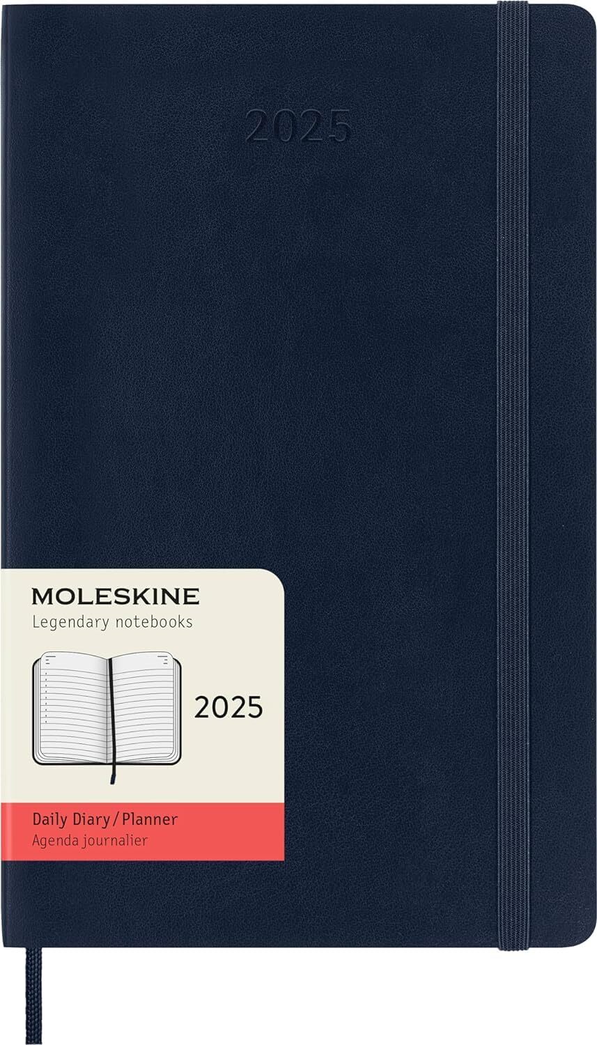 MOLESKINE datumirani planer 2025 MP PLAVI 13x21cm 