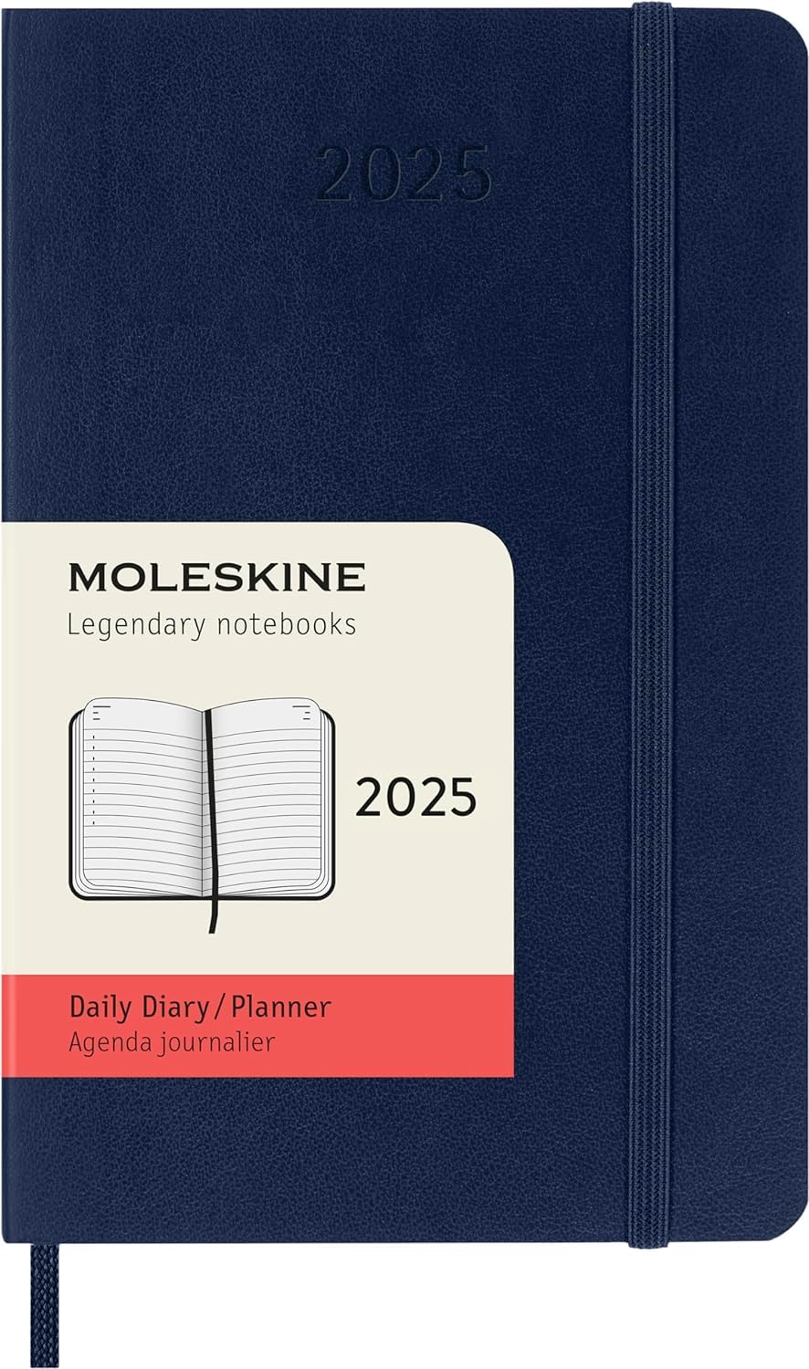 MOLESKINE datumirani planer 2025 MP PLAVI 9x14cm 