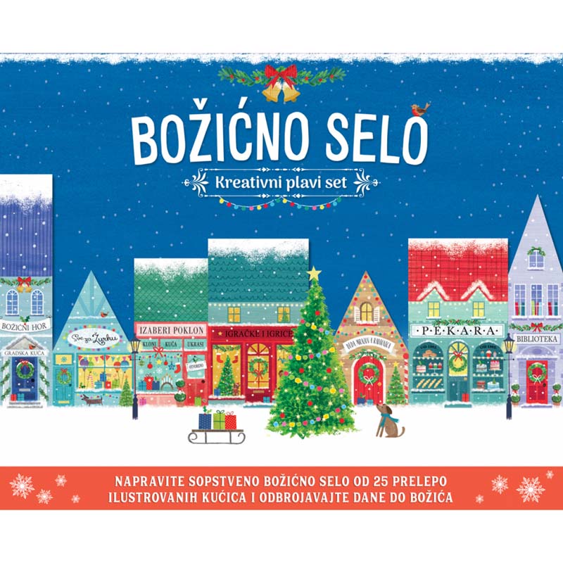 BOŽIĆNO SELO – KREATIVNI PLAVI SET 