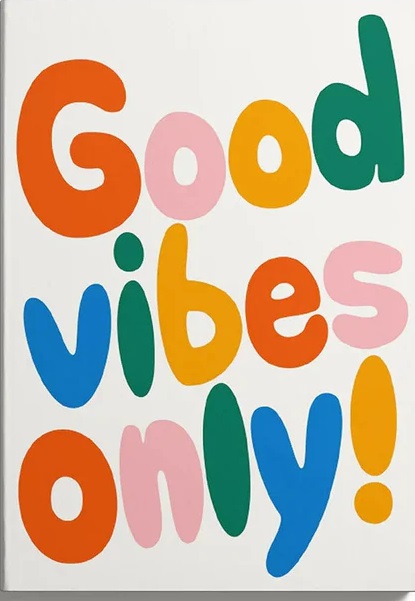 Notes A5 GOOD VIBES ONLY 