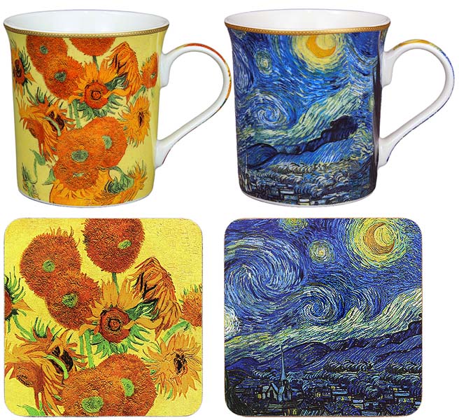 Set dve šolje sa podmetačem VAN GOGH 