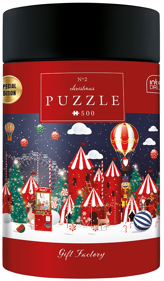 Novogodišnje puzzle BOŽIĆNA FABRIKA POKLONA 500kom 