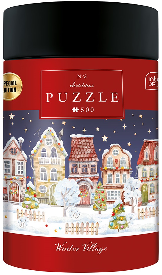 Novogodišnje puzzle BOŽIĆNO SELO 500kom 