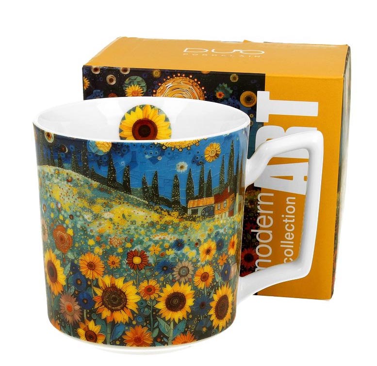 Šolja 450ml MODERN - SUNFLOWER FIELD 