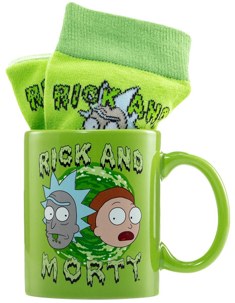 RICK AND MORTY poklon set (šolja i čarape) 