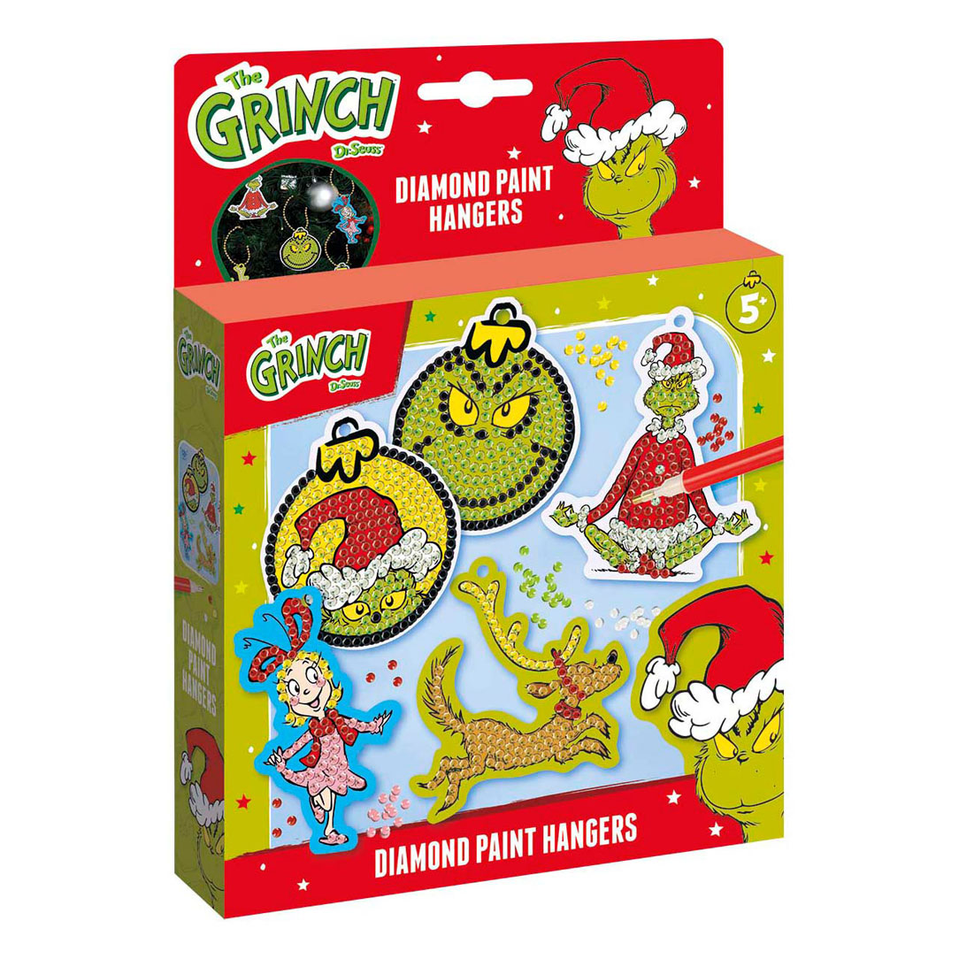 Kreativni set, novogodišnji ukrasi GRINCH DIAMOND PAINT 