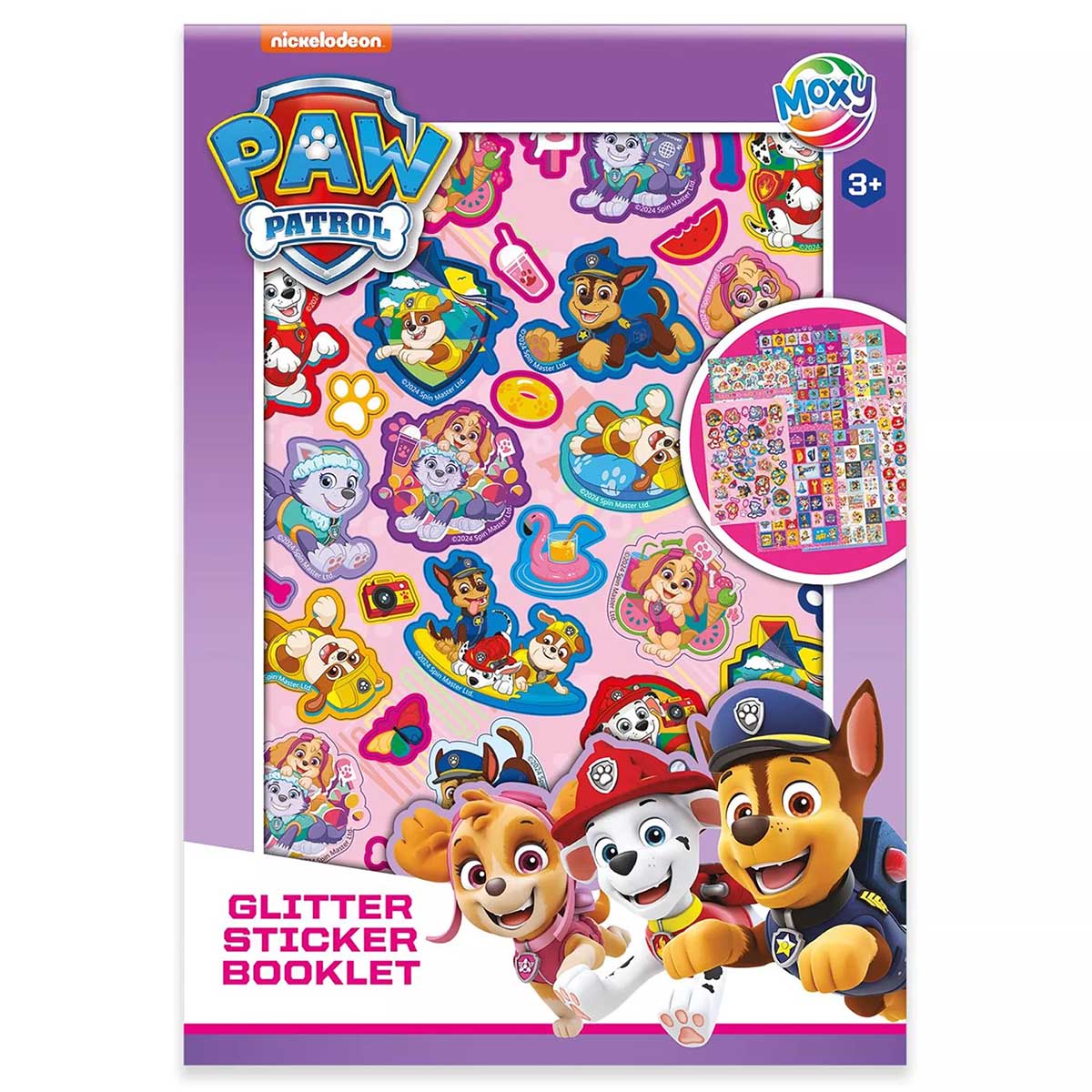 Papirni stikeri PAW PATROL GLITTER 