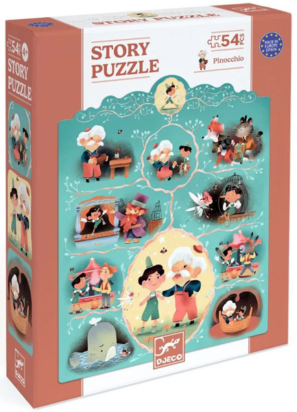 Puzzle za decu PINOKIO 54kom 