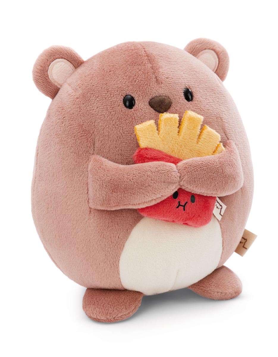 Plišana igračka NICI mymochi bear Nomo with fries 16cm 