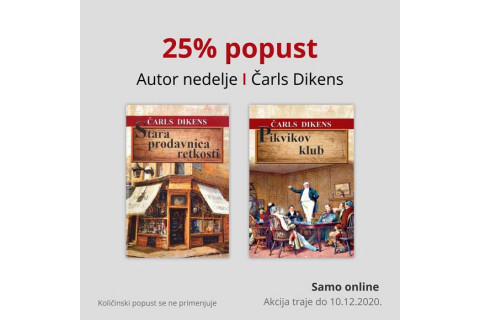 Autor nedelje Čarls Dikens