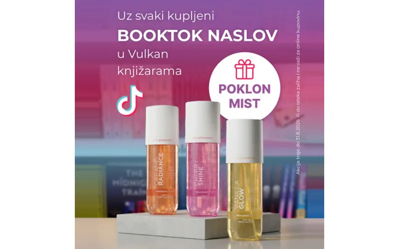 Uz svaki kupljen Booktok naslov poklon Body Mist