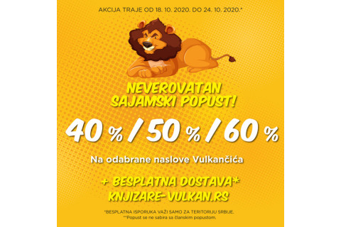 SAJAMSKI POPUST OD 40% 50% 60% - Knjige za decu