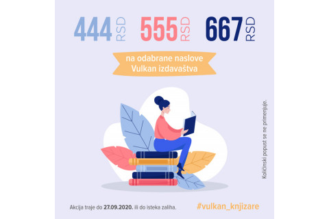 Knjige za 444, 555 i 667 dinara