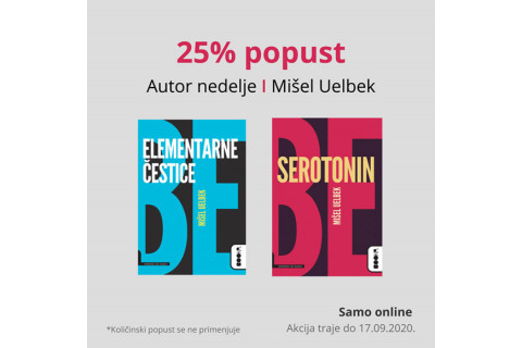 Autor nedelje - Mišel Uelbek.