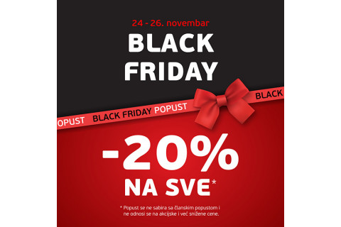 BLACK FRIDAY POPUST od 24. do 26.11 - U SVIM KNJIŽARAMA VULKAN I ONLINE !