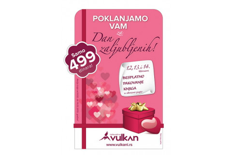 Poklanjamo vam za Dan zaljubljenih!