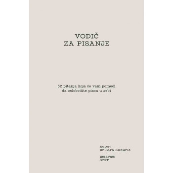 VODIČ ZA PISANJE: 52 PITANJA KOJA ĆE VAM POMOĆI DA OSLOBODITE PISCA U SEBI 