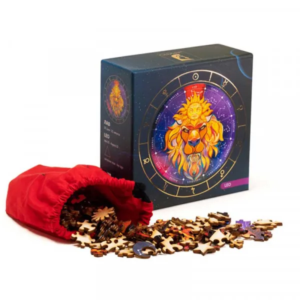 Drvene puzzle ZODIJAK LAV 